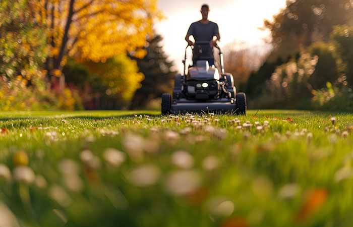 mowing